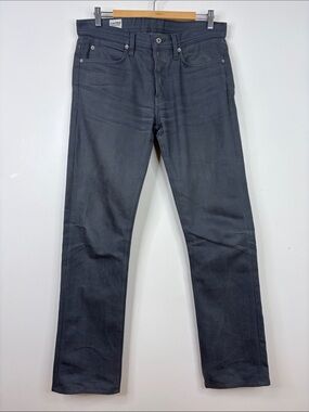United Stock Dry Goods Jeans Mens 32 x 33 Gray Selvedge Straight Leg Narrow